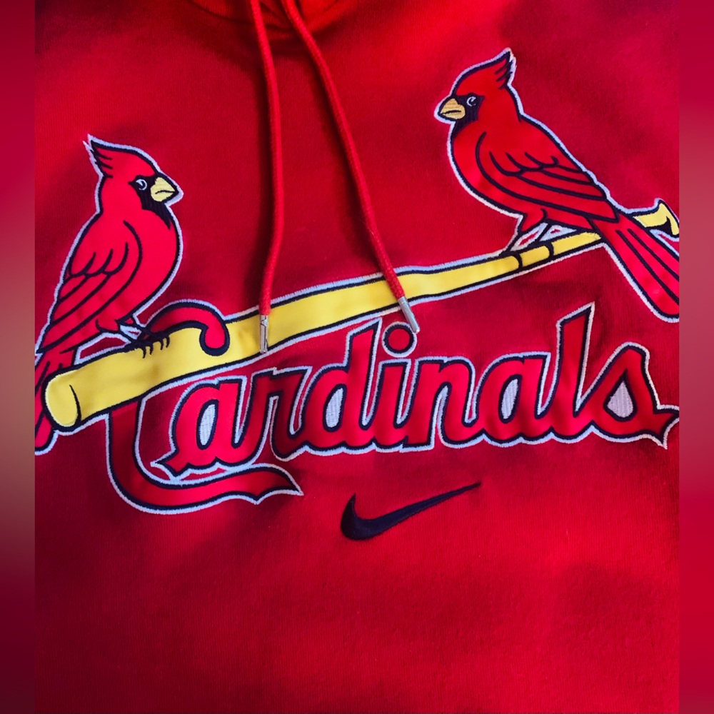 Red St Louis Cardinals Pullover Nike Hoodie